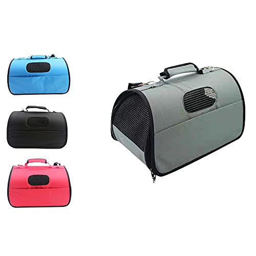 GREATOOL Bolso Perro Pequeño Bolsa Bandolera de Transporte de Gatos, 37x22x20CM, Transportín Perro Gato Transpirable, Color Aleatorio (Tamaño: S-37X22X20cm, Color Aleatorio)