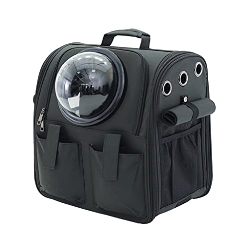 GTCE Paquete de Soporte de Mascotas de Gran Capacidad, cápsula de Espacio Lindo Limpio portátil de Doble Hombro portátil Bolsa de Mascotas, Adecuado para Personas con Mascotas Viaje (Color : Type B)