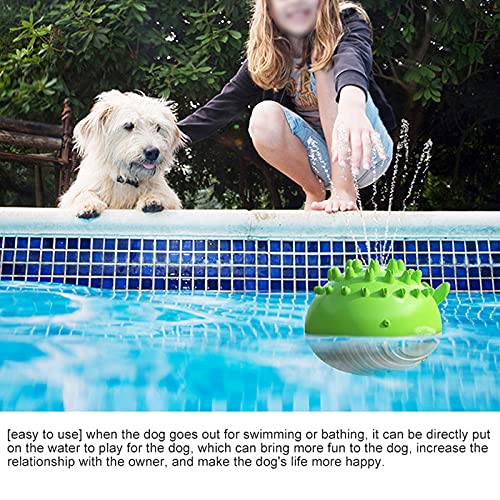 GYAM 4Pcs Juguete para Perros, Juguete Eléctrico para Bañarse En El Agua Juguetes para Perros Bolas Que Flotan En La Piscina Juego Acuático De Verano,C