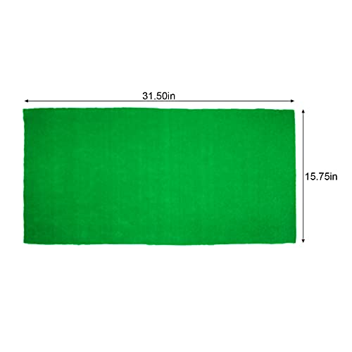 HACRAHO Alfombra de reptil, 1 pieza de suave verde reptil alfombra terrario ropa de cama sustrato Liner alfombra para lagarto tortugas Lguana y otros reptiles pequeños, 80 x 40 cm