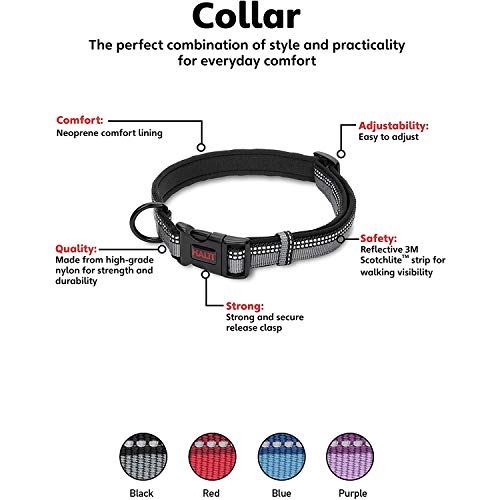 Halti - Collar para perros (35-50cm/Negro)