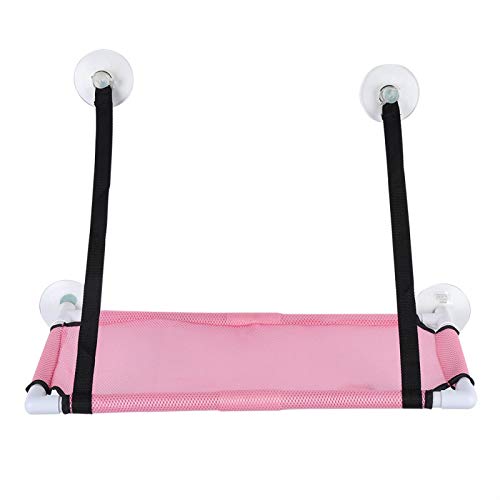 Hamaca Colgante Transpirable para Gatos Asiento Soleado Cama con Ventosa montada en la Ventana Nido Cama Rosa para Gatos para Gatos Animales pequeños de Menos de 10 kg