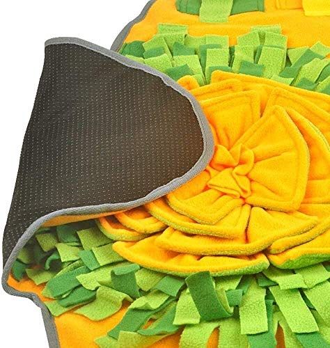 Hammer Snuffle Mat for Dogs - Tratar Interactivo IQ Enriquecimiento Juguete/Manta Grande Nosework - Mente Estimulante de Alimentos Juegos de Puzzle con Alivio de tensión for el aburrimiento