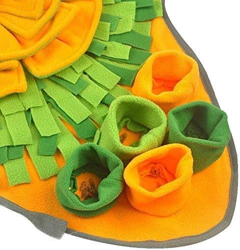 Hammer Snuffle Mat for Dogs - Tratar Interactivo IQ Enriquecimiento Juguete/Manta Grande Nosework - Mente Estimulante de Alimentos Juegos de Puzzle con Alivio de tensión for el aburrimiento