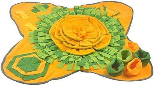 Hammer Snuffle Mat for Dogs - Tratar Interactivo IQ Enriquecimiento Juguete/Manta Grande Nosework - Mente Estimulante de Alimentos Juegos de Puzzle con Alivio de tensión for el aburrimiento