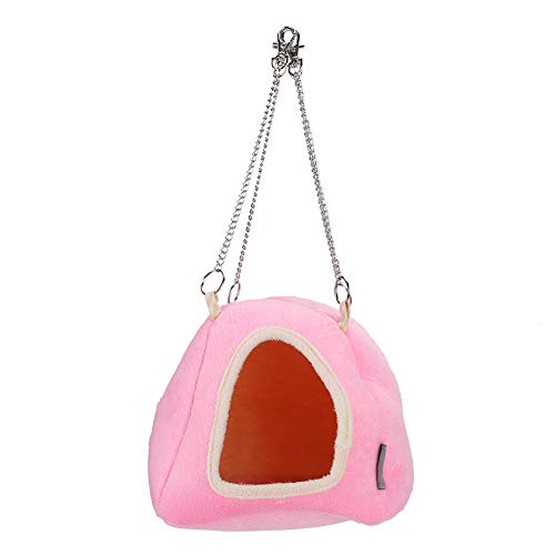 Hammock Pet Winter Hamster Warm House, Mini Warm House Bed Jaula Casa pequeña para Mascotas, Tela de algodón para hámsters Dorados Erizo Conejillo de Indias domesticado Ardilla