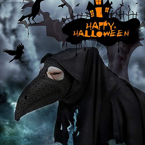 Hangarone - Cubierta para boca de Halloween para perros y pájaros, boca de pájaro, boca de médico, para mascotas M A S K gato perro boca boca boca larga para disfraz de Halloween