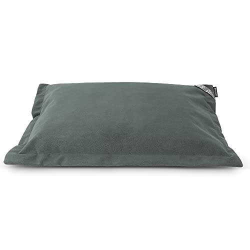 HAPPERS Cama para Perros Grandes. Tejido Aquaclean Desenfundable en Color Gris y Talla XL