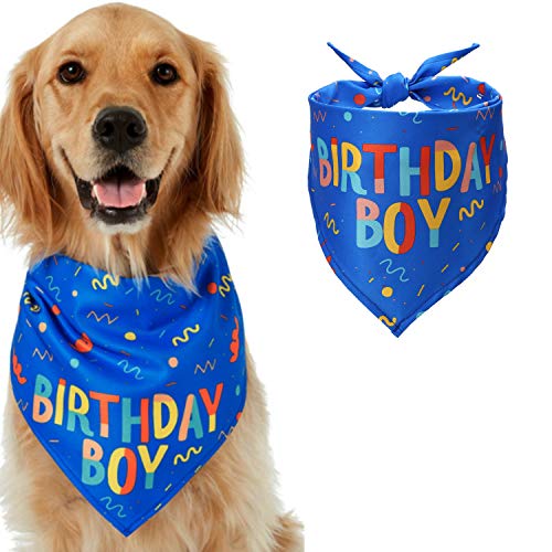 HAPPY HACHI Cumpleaños Bandana Perro Pañuelo Perrito Suave Adorable Bufandas Perro Hembra Macho Pequeño Grande Decoración Fiesta Regalo De Cumpleaños