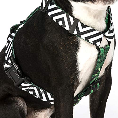 HAVNBERG arnés del Perro Talla L, Pecho: 64 cm – 100 cm, para el Pecho, Vajilla para Perros Grandes, Ancho 2,5 cm