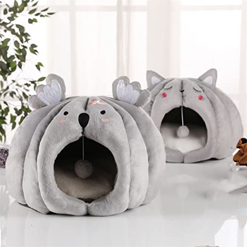 Hbao Cama para Perros, Perrera para Mascotas, Cama para Perros, Cama De Perrera Cálida para Invierno, Accesorios para Perros, Carpa para Perros Pequeños Y Medianos, Casa (Color : A, Size : M Code)