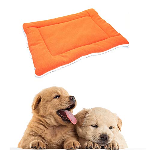 HEELPPO Colchon Perro Grande Cojin Perro Colchoneta Perro Colchon para Perros Colchon Perro Impermeable Colchoneta Perro Grande Mantas para Perros Cama Perro Grande Lavable Orange,s