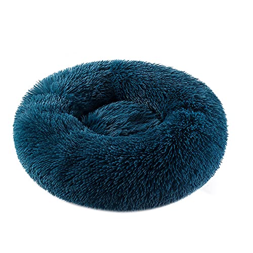 HFDDF Perrito Perritos, para Pequeños Perros Grandes Donuts Cama De Perro Canasta Cama con Calma Honenmand Pet Kennel Cats Vegano Piel Donut Abrazos,Type 3,80CM