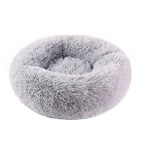 HFDDF Perrito Perritos, para Pequeños Perros Grandes Donuts Cama De Perro Canasta Cama con Calma Honenmand Pet Kennel Cats Vegano Piel Donut Abrazos,Type 3,80CM