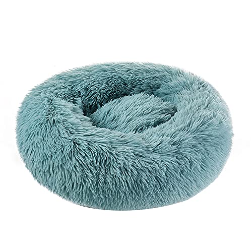 HFDDF Perrito Perritos, para Pequeños Perros Grandes Donuts Cama De Perro Canasta Cama con Calma Honenmand Pet Kennel Cats Vegano Piel Donut Abrazos,Type 3,80CM