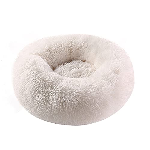 HFDDF Perrito Perritos, para Pequeños Perros Grandes Donuts Cama De Perro Canasta Cama con Calma Honenmand Pet Kennel Cats Vegano Piel Donut Abrazos,Type 3,80CM