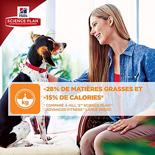 Hill' S Science Plan Canine Light Comida croqueta para Perro Adulto Grande Race Pollo 18 kg