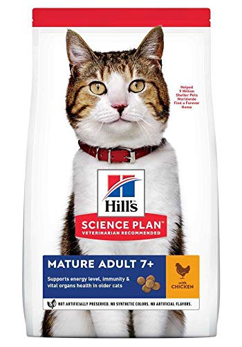 Hills Pet Nutrition S.L. SP Feline Mature 7+ Pollo 1,5Kg 604097 Hills 500 g