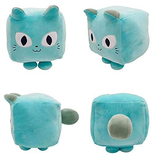 HJKLL Big Games Cat Plush, Cute Cat Pet Simulator Animal Cat Plush,Square Cat Plush，Kawaii Animal Cat Soft，Stuffed Pillow for Kids,for Kids Room Decor Gift