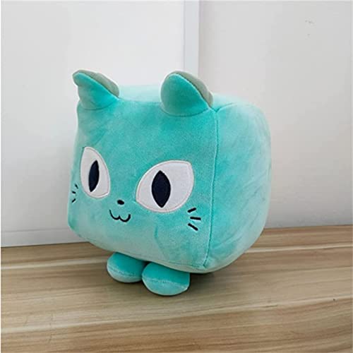 HJKLL Big Games Cat Plush, Cute Cat Pet Simulator Animal Cat Plush,Square Cat Plush，Kawaii Animal Cat Soft，Stuffed Pillow for Kids,for Kids Room Decor Gift