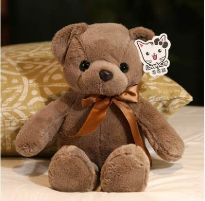 HLJZK Café Claro Muñeca Oso Muñeca Muñeca Máquina Mini Juguete de Peluche Abrazo Lindo Oso Niña 45Cm