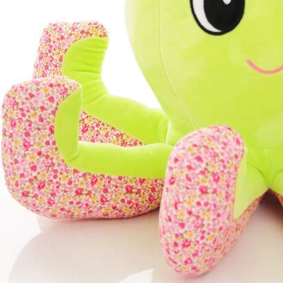 HLJZK Juguete de Peluche de Pulpo pequeño Verde Cute Cute Doll Sofa Pillow Doll Doll Regalo de cumpleaños para niños para Novia (Alto 37Cm * Diámetro 60Cm)