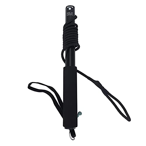 HLPIGF Flirt Pole Rope Tug Dog Toy, Juguete Interactivo Al Aire Libre de Cuerda de Mezcla de AlgodóN Trenzado para Tirar, Perseguir, Masticar, Entrenar (L Negro)