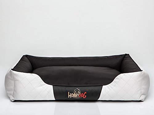 Hobbydog Cesarea Cama para Perro, Talla 1, Color Blanco y Negro