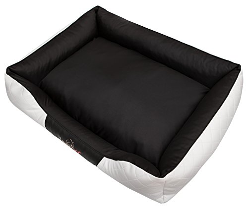 Hobbydog Cesarea Cama para Perro, Talla 1, Color Blanco y Negro