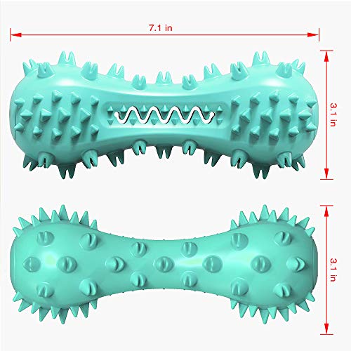 HTQ Juguete Masticable y Molar para Perros, Juguete Interactivo Perro, Caucho Natural, Seguro y Duradero, Compañía Excelente de Perros