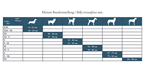 HUNTER Aalborg Mixed Arnés para Perro, M, Azul Oscuro/Gris