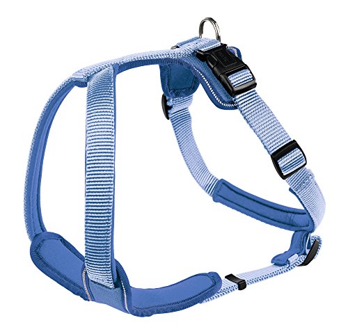 HUNTER Arnés para Perro NEOPREN, Nylon, Acolchado con Neopreno, para Deporte y Ocio, Azul, Nylon, Neopreno, 45-57, S