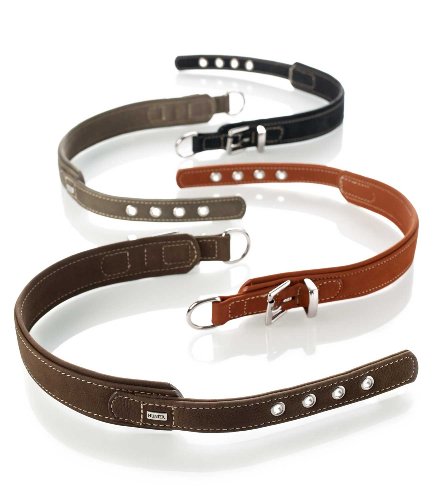 HUNTER Hunting Comfort - Collar de Piel para Perro, antitensión, Suave, Resistente, 65 (L-XL), Color marrón