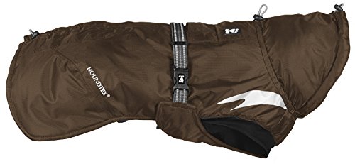 Hurtta Parka Summit Impermeable con Forro Anti-Froid para Perro, Chocolate, Talla 4, para Perro, marrón, Talla S