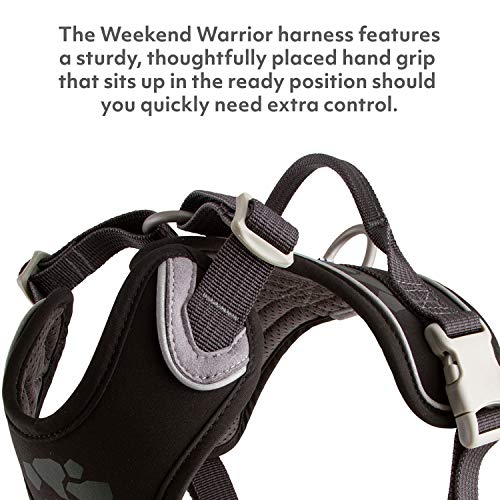 Hurtta Weekend Warrior arnés para perro, cuervo, 81-99 cm