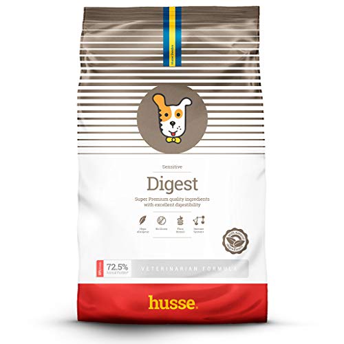 Husse - Digest 12,5 Kg | Pienso para Perros Adultos | Función Digestiva e Hipoalergénica | Sabor Cordero Ingredientes