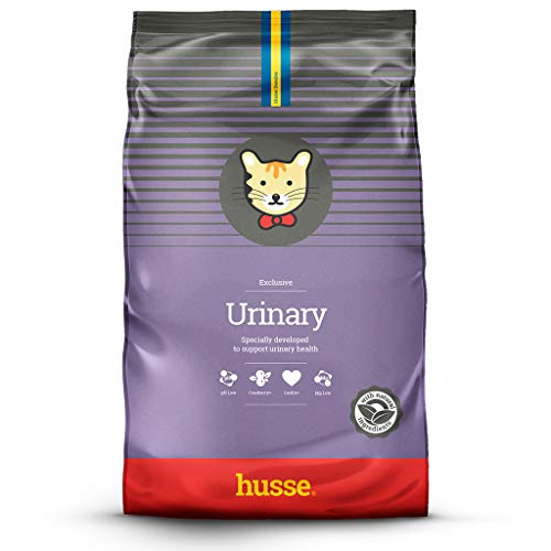 Husse - Exclusive Urinary 7 Kg| Pienso Gatos | Función Urinaria | Sabor Pollo y Salmón | Prevención Bolas de Pelo Ingredientes