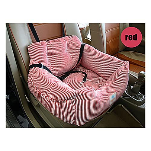 HXHBD Asiento de Coche para Mascotas Acaricie el Portador del Viaje del Asiento, Cama Universal del Asiento de Carro del Viaje de los Animales domésticosasiento Elevado para Perros(Color:2)