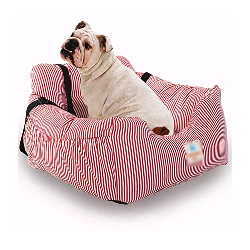 HXHBD Asiento de Coche para Mascotas Acaricie el Portador del Viaje del Asiento, Cama Universal del Asiento de Carro del Viaje de los Animales domésticosasiento Elevado para Perros(Color:2)