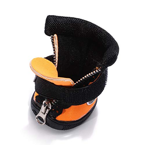 HXKJ Zapatos para Perros Transpirables para Perros pequeños Zapatos para Perros pequeños Primavera Verano Botas Deportivas para Perros para Teddy Bichon