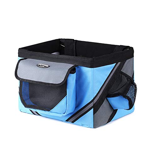 HXZB Bolsas De Bicicletas Ciclismo Perro Bolsa del Manillar Cesta Delantera Bici Que Lleva del Asiento Delantero del Gato del Perro Pet Box Accesorios De Viaje