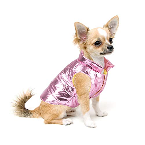 Idepet Perro Cachorro Abrigo de Invierno Mascota Gato Lindo Traje cálido Chaleco Ropa Ropa Perrito Clima frío Chaqueta con Capucha para Chihuahua Teddy Poodles Pomeranian