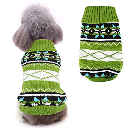 Idepet Perros suéter Ropa de Gato,Abrigo de Invierno para Perros Chaqueta Chaleco suéter cálido para Mascotas Ropa Gatitos Cachorros Peluche Chihuahua