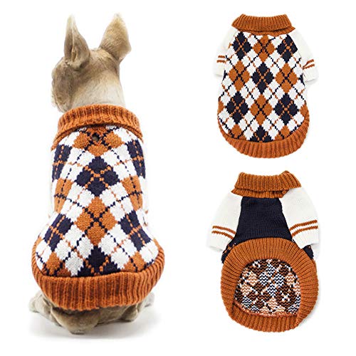 Idepet suéter para Mascotas, Ropa cálida de Invierno para Perros y Gatos, Abrigo cómodo para Mascotas, Disfraz de Cachorro, Jersey de Gatito, Ropa para Perros pequeños, medianos Grandes, Gatos