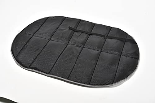 iEnergy BUR - Alfombrilla de descanso, colchoneta para perros, ideal para coche, camping, vacaciones, senderismo, mochileros y viajes, talla única para todas las razas, 110x80cm