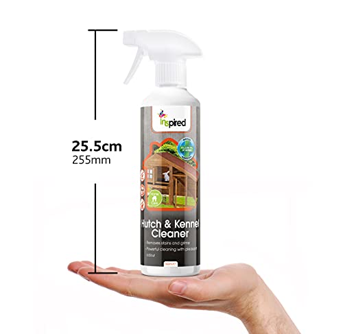 Inspired Hutch and Kennel Cleaner Limpiador casetas, 500 ml, Transparente