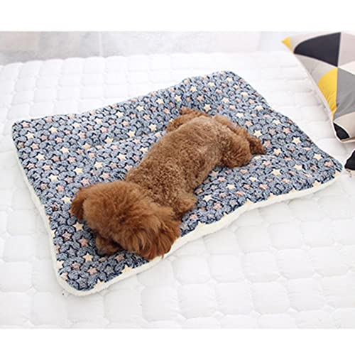 IUYQY Manta para Perro, Almohadilla Gruesa de Lana Suave, Alfombra cálida para Cama para Mascotas, cojín de sofá para Dormir para Cachorros de Invierno para Gatos pequeños/medianos/Grandes