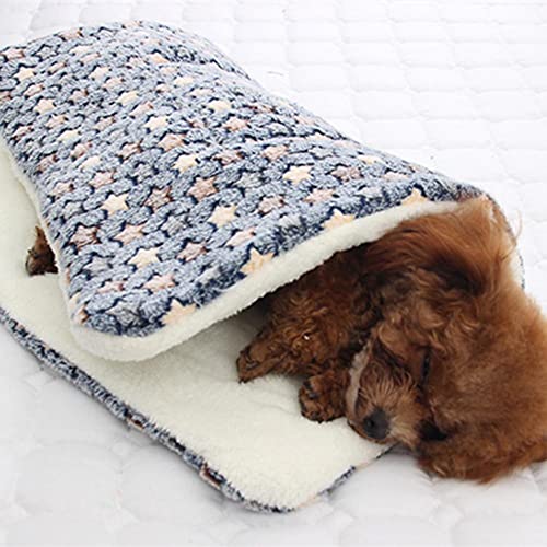 IUYQY Manta para Perro, Almohadilla Gruesa de Lana Suave, Alfombra cálida para Cama para Mascotas, cojín de sofá para Dormir para Cachorros de Invierno para Gatos pequeños/medianos/Grandes