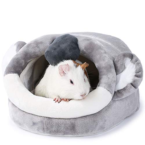 JanYoo Calentador Hedgehog Suministros Juguetes Casa Jaula Accesorios Cama Saco de dormir