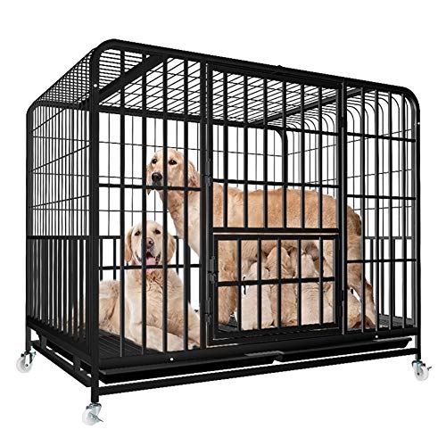 Jaula Perro Grande Transportin Para Perros Pequeñas, medianas y grandes jaulas for perros, japoneses Bull Terriers, Cathrow Terrier, Rottweiler, Foxhounds, collie, Golden Retriever, Husky, super grand